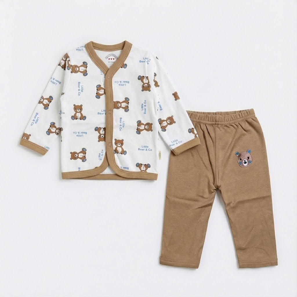 Newborn Summer Suit - Lightweight Cotton | 0 - 6 Months - Comfort Cubz