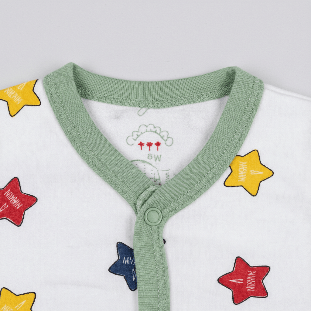 Newborn Summer Suit - Lightweight Cotton | 0 - 6 Months - Comfort Cubz