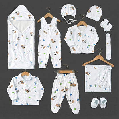 Premium 11 - Piece Baby Starter Set - Complete Newborn Essentials 0 - 3 Months - Comfort Cubz