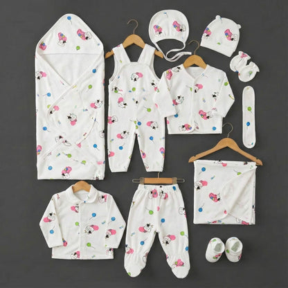 Premium 11 - Piece Baby Starter Set - Complete Newborn Essentials 0 - 3 Months - Comfort Cubz