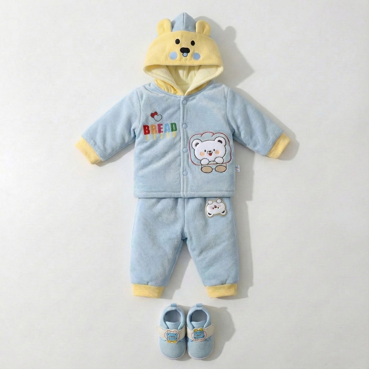 Premium 3 - Piece Baby Suit Set - Soft Cotton Outfit for Newborn 0 - 3 Months - Comfort Cubz