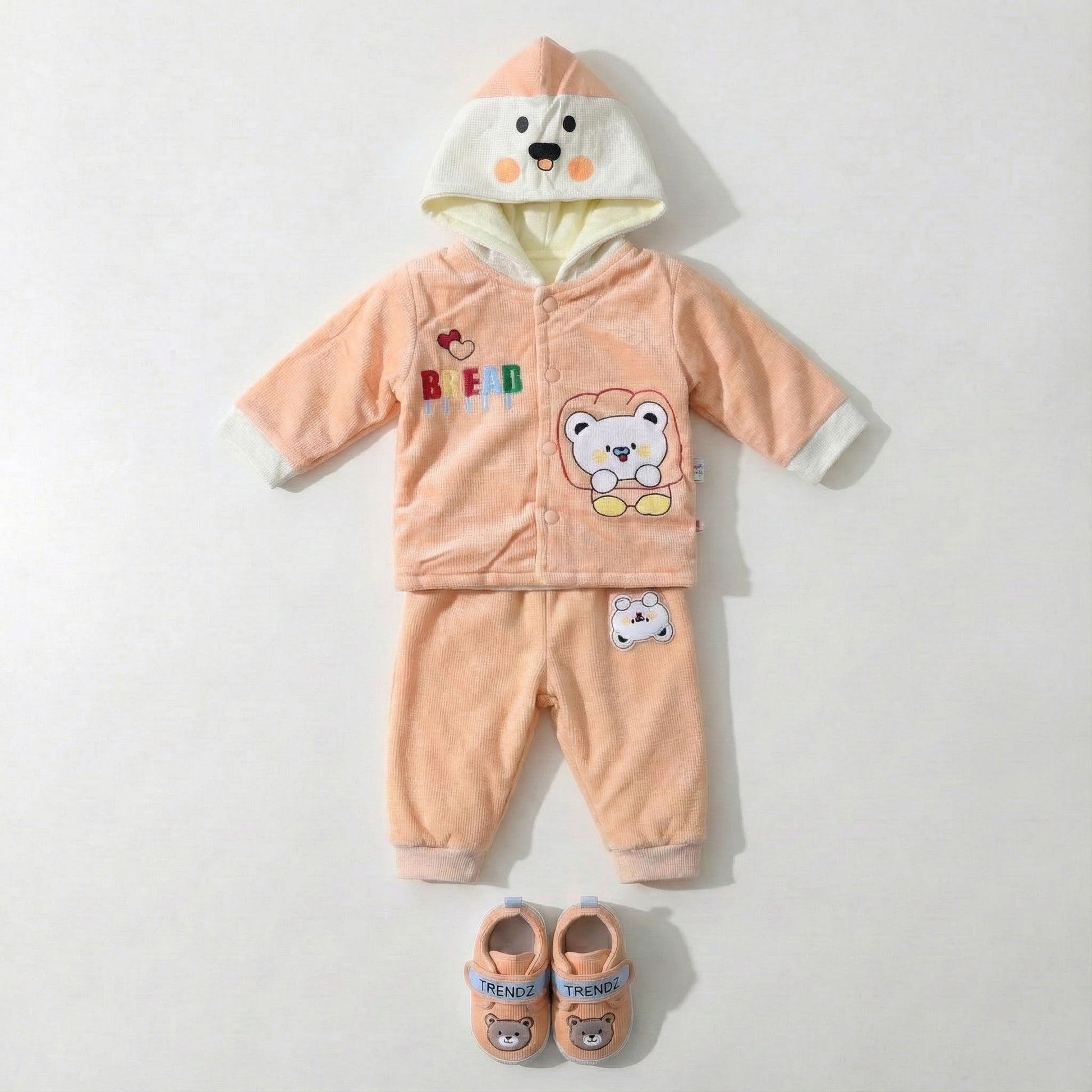newborn winter dresses Premium 3-Piece Baby Suit Set Pakistan | Soft Cotton Newborn Outfit 0-3 Months