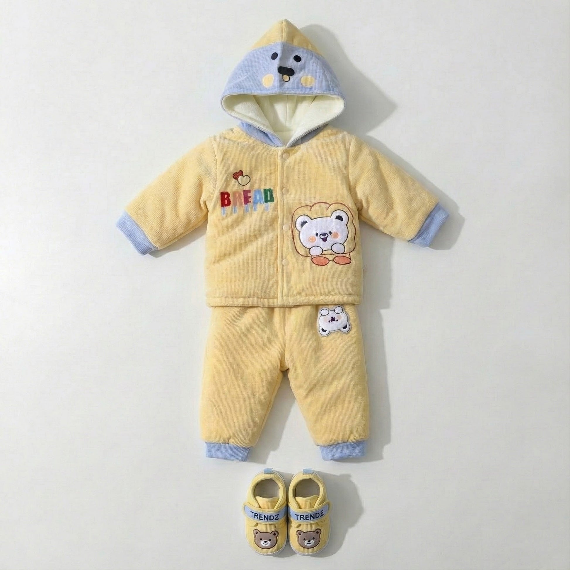 Premium 3 - Piece Baby Suit Set - Soft Cotton Outfit for Newborn 0 - 3 Months - Comfort Cubz