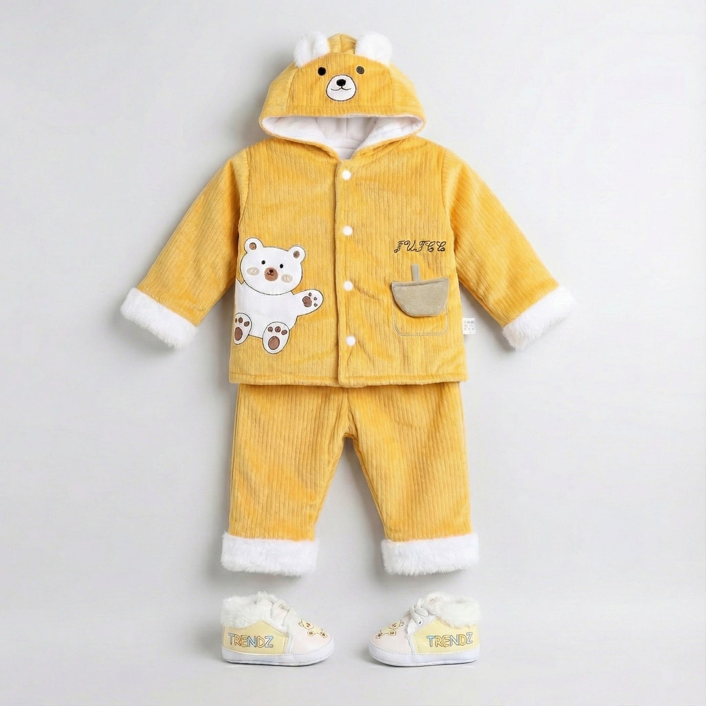 Premium 3 - Piece Baby Suit Set - Soft Cotton Outfit for Newborn & Infants 0 - 9 Months - Comfort Cubz