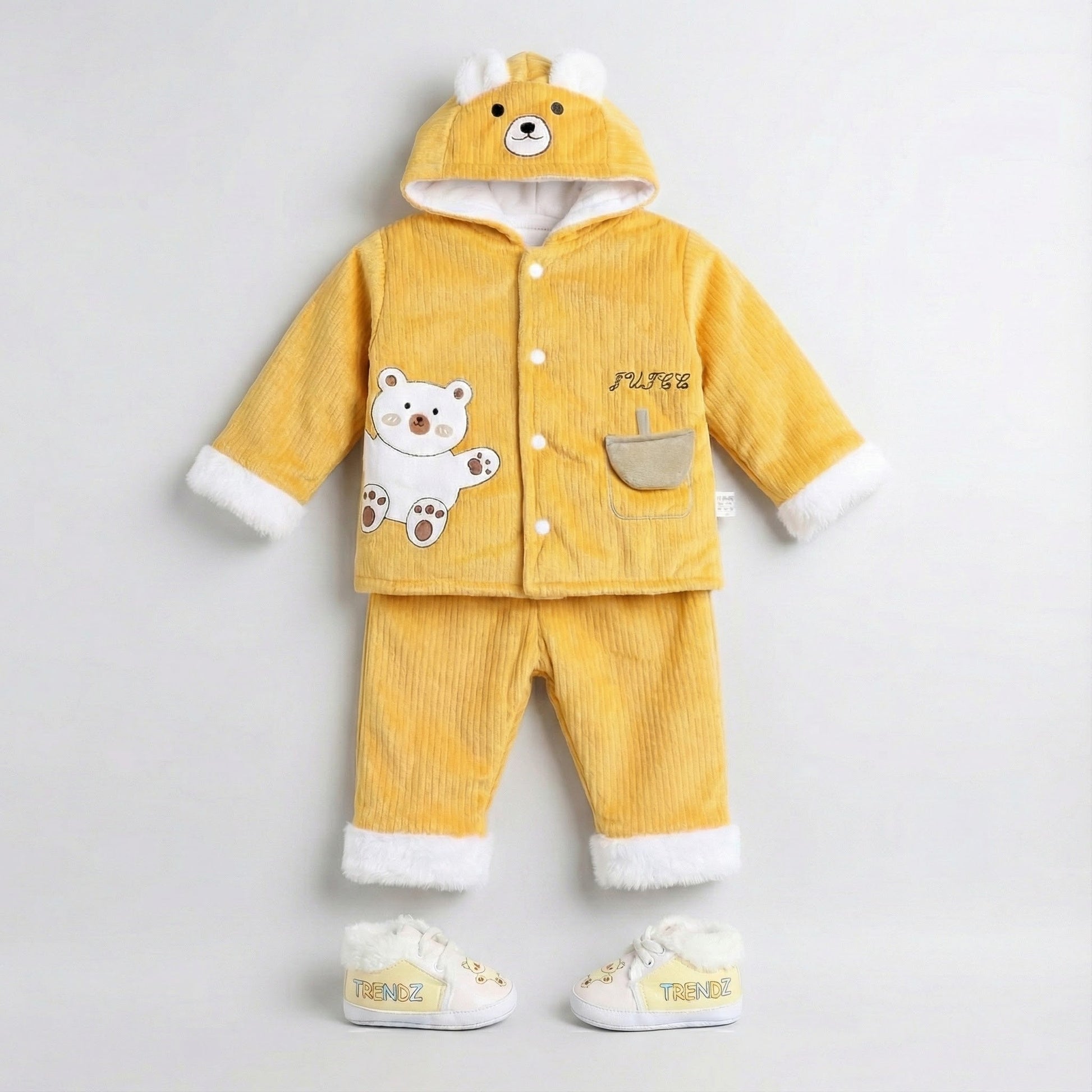 Premium 3 - Piece Baby Suit Set - Soft Cotton Outfit for Newborn & Infants 0 - 9 Months - Comfort Cubz