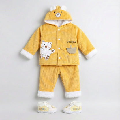 Premium 3 - Piece Baby Suit Set - Soft Cotton Outfit for Newborn & Infants 0 - 9 Months - Comfort Cubz