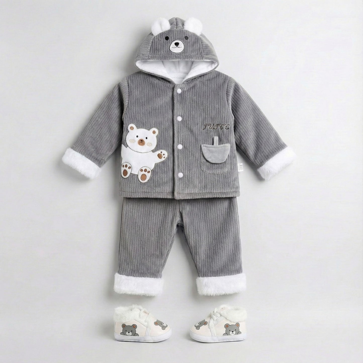 Premium 3 - Piece Baby Suit Set - Soft Cotton Outfit for Newborn & Infants 0 - 9 Months - Comfort Cubz