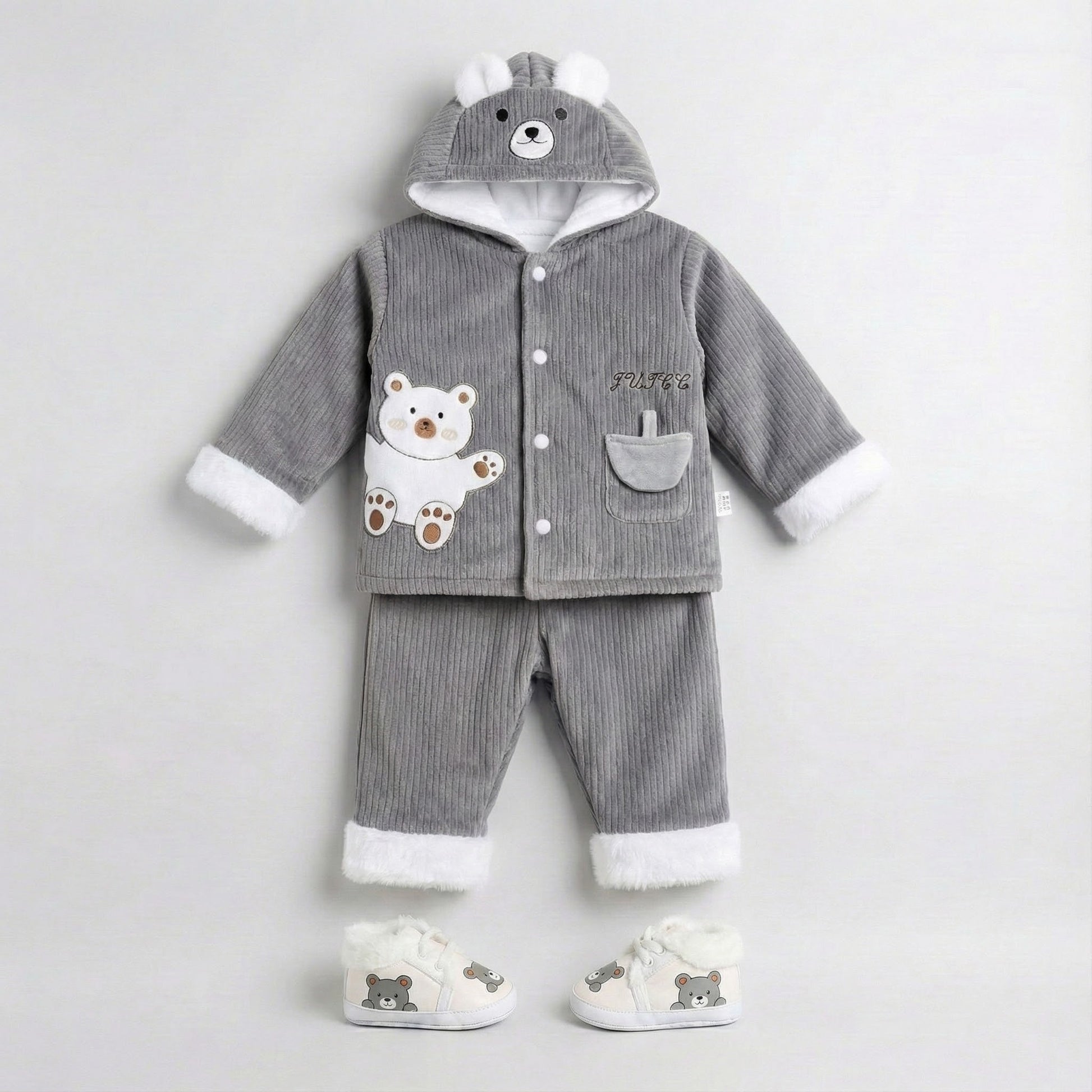 Premium 3 - Piece Baby Suit Set - Soft Cotton Outfit for Newborn & Infants 0 - 9 Months - Comfort Cubz