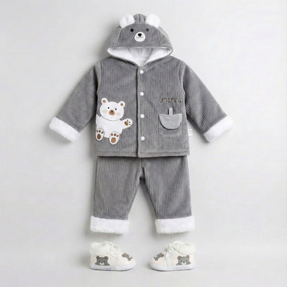 Premium 3 - Piece Baby Suit Set - Soft Cotton Outfit for Newborn & Infants 0 - 9 Months - Comfort Cubz