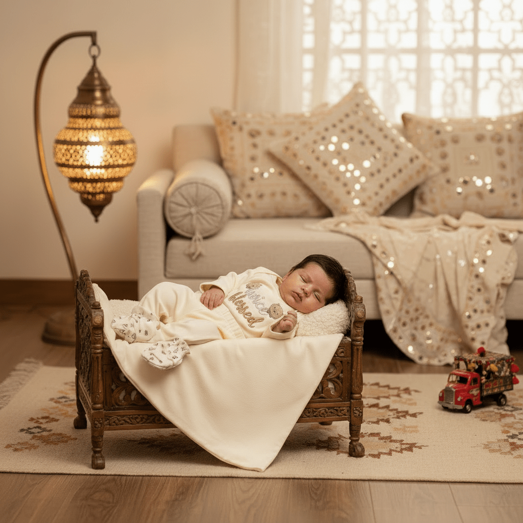 Premium 8 - Piece Newborn Starter Set - Complete Baby Essentials for 0 - 3 Months - Comfort Cubz