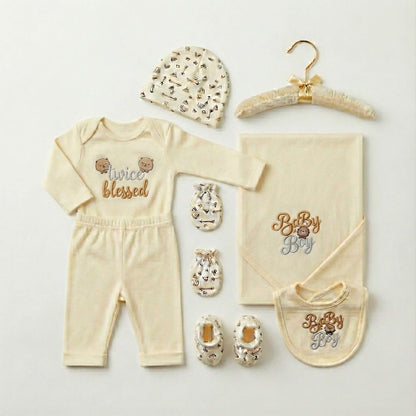 Premium 8 - Piece Newborn Starter Set - Complete Baby Essentials for 0 - 3 Months - Comfort Cubz