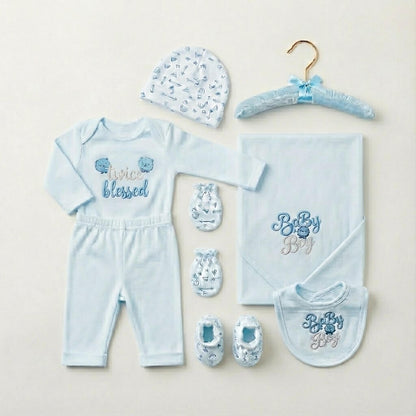 Premium 8 - Piece Newborn Starter Set - Complete Baby Essentials for 0 - 3 Months - Comfort Cubz