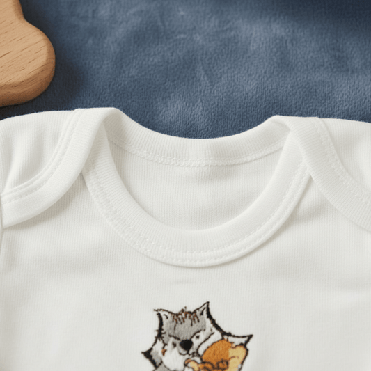 Premium Baby Bodysuit - Long Sleeve Pack of 5 - Essential Rompers for 0 - 6 Months - Comfort Cubz