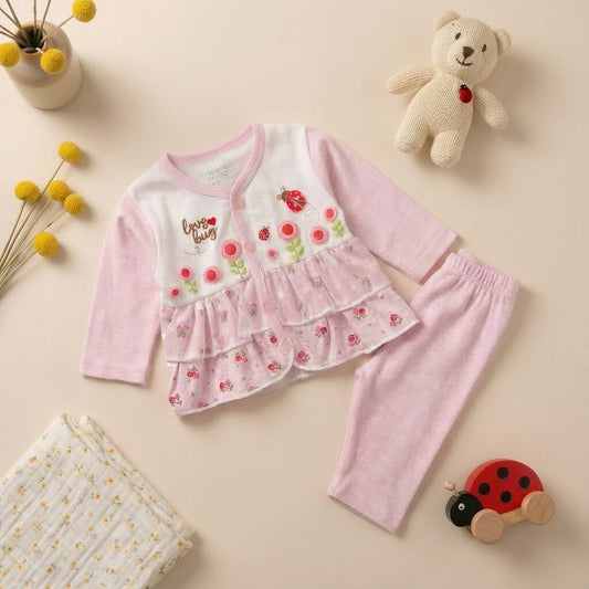 Premium Baby Girl Frock - Adorable Dress for 3 - 6 Months - Comfort Cubz