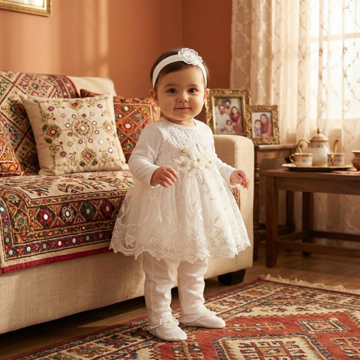 Premium Baby Girl Frock - Adorable Dress for 3 - 9 Months - Comfort Cubz