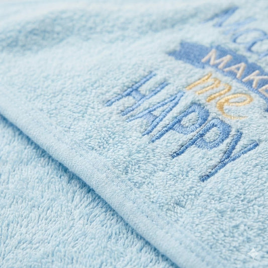 Premium Baby Hooded Bath Towel Blue - Ultra Soft Cotton for Newborn & Infants | Comfort Cubz - Comfort Cubz