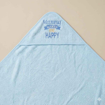 Premium Baby Hooded Bath Towel Blue - Ultra Soft Cotton for Newborn & Infants | Comfort Cubz