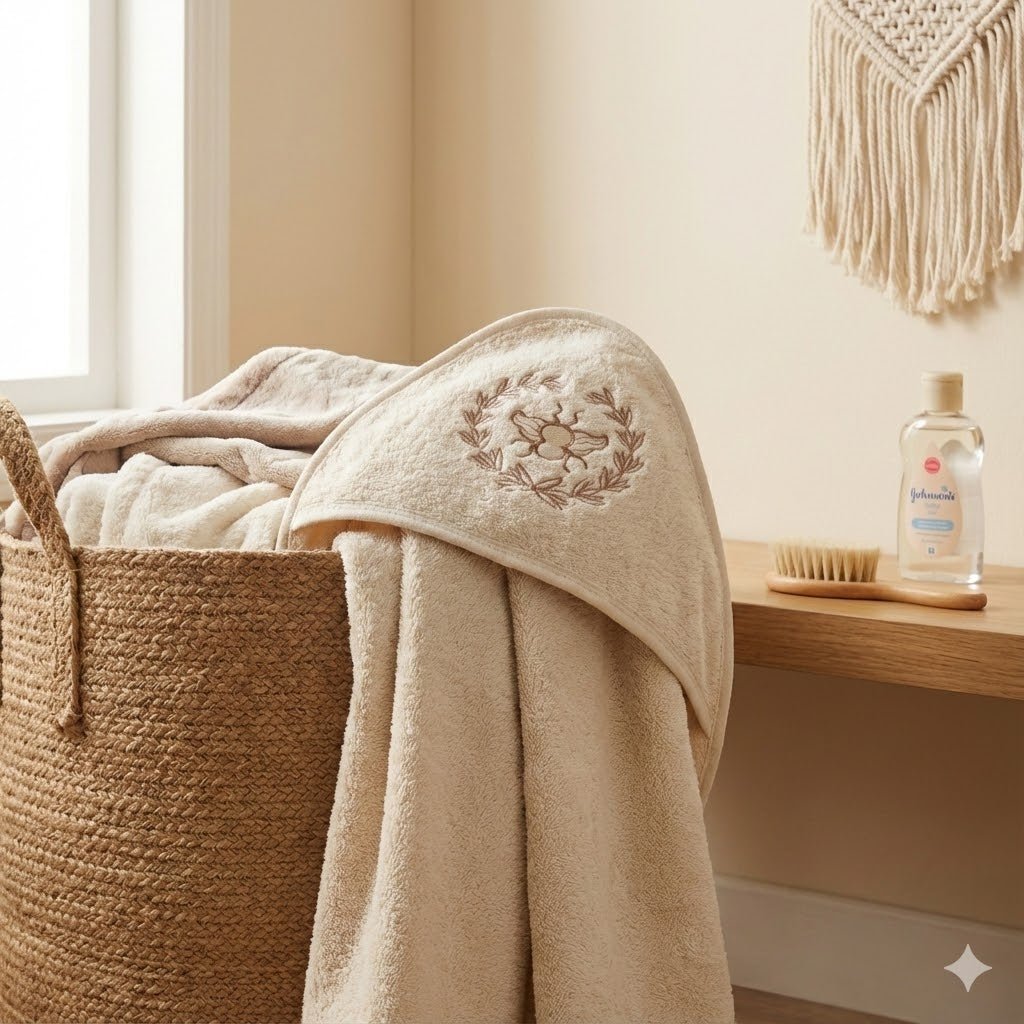 Premium Baby Hooded Bath Towel - Ultra Soft Cotton for Newborn & Infants 0 - 12 Months - Comfort Cubz