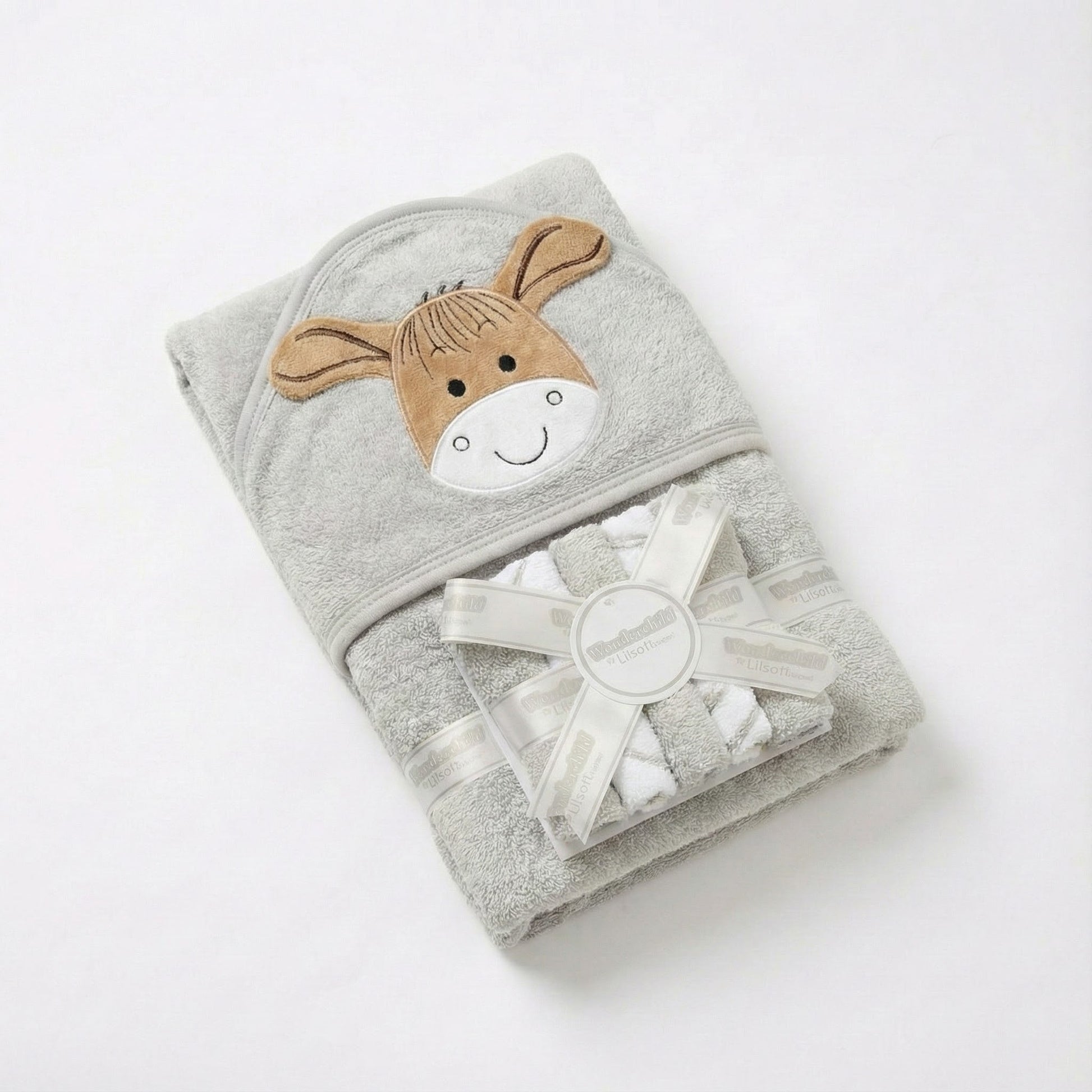 Premium Baby Hooded Towel Gift Set - Complete Bath Time Essentials for Newborn & Infants - Comfort Cubz