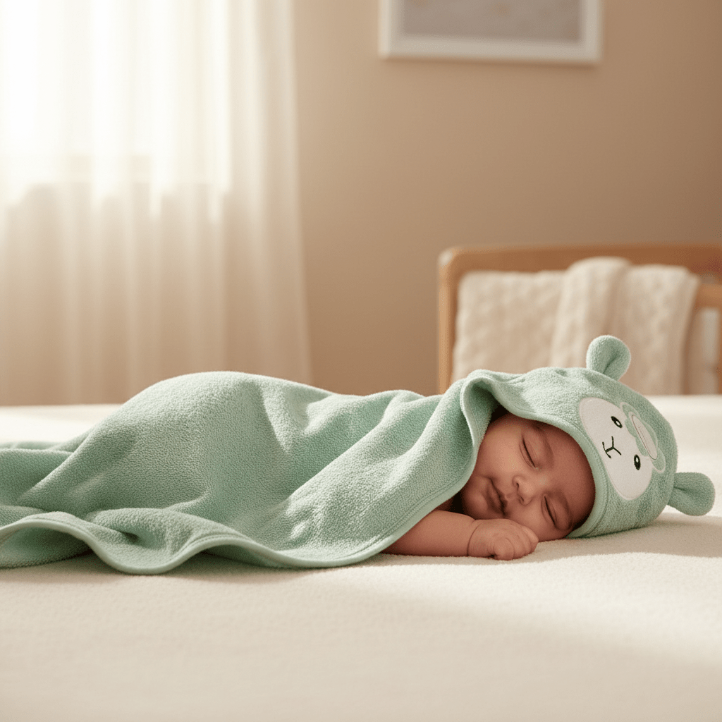 Premium Baby Hooded Towel Gift Set - Complete Bath Time Essentials for Newborn & Infants - Comfort Cubz