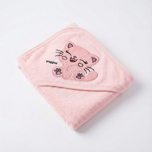 Premium Baby Hooded Towel - Soft Bath Towel for Newborn & Infants 0 - 12 Months - Comfort Cubz