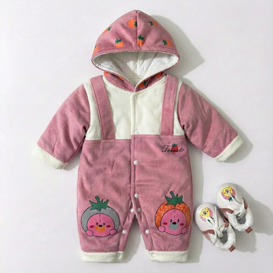 Premium Baby Jumper Suit with Matching Shoes - Complete Outfit Set 0 - 9 Months - Comfort Cubz