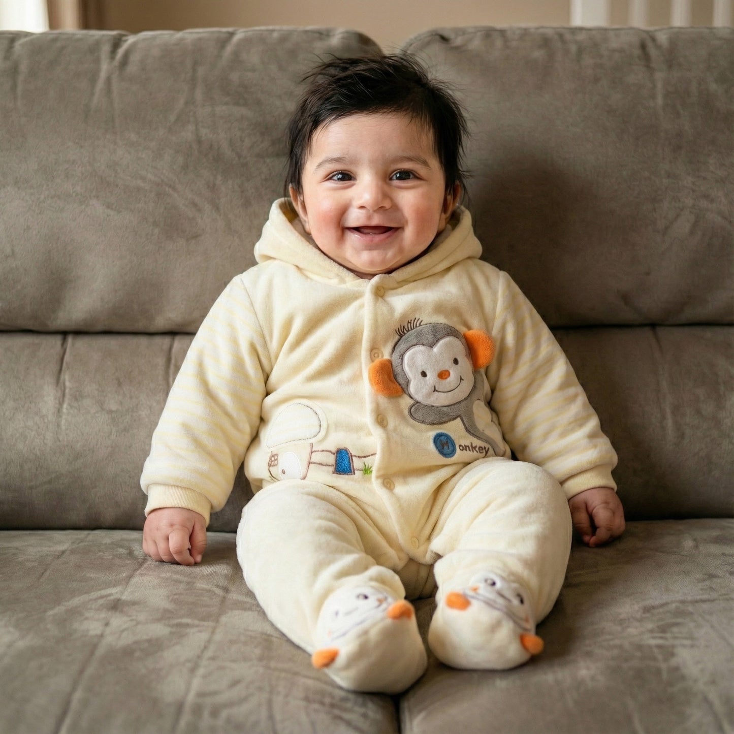 Premium Baby Romper - Comfortable One - Piece Outfit for 3 - 9 Months - Comfort Cubz