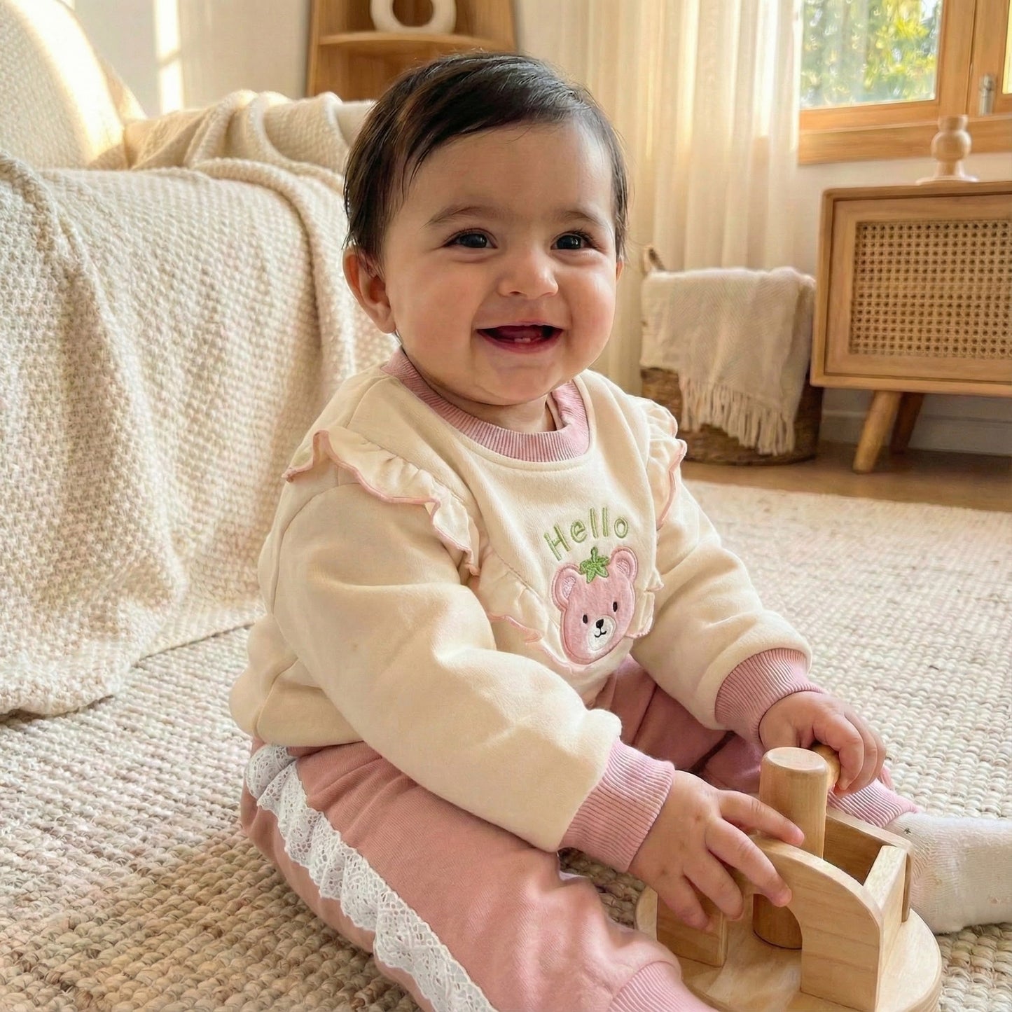 Premium Baby Suit - Adorable Kitty Design for 6 - 18 Months - Comfort Cubz