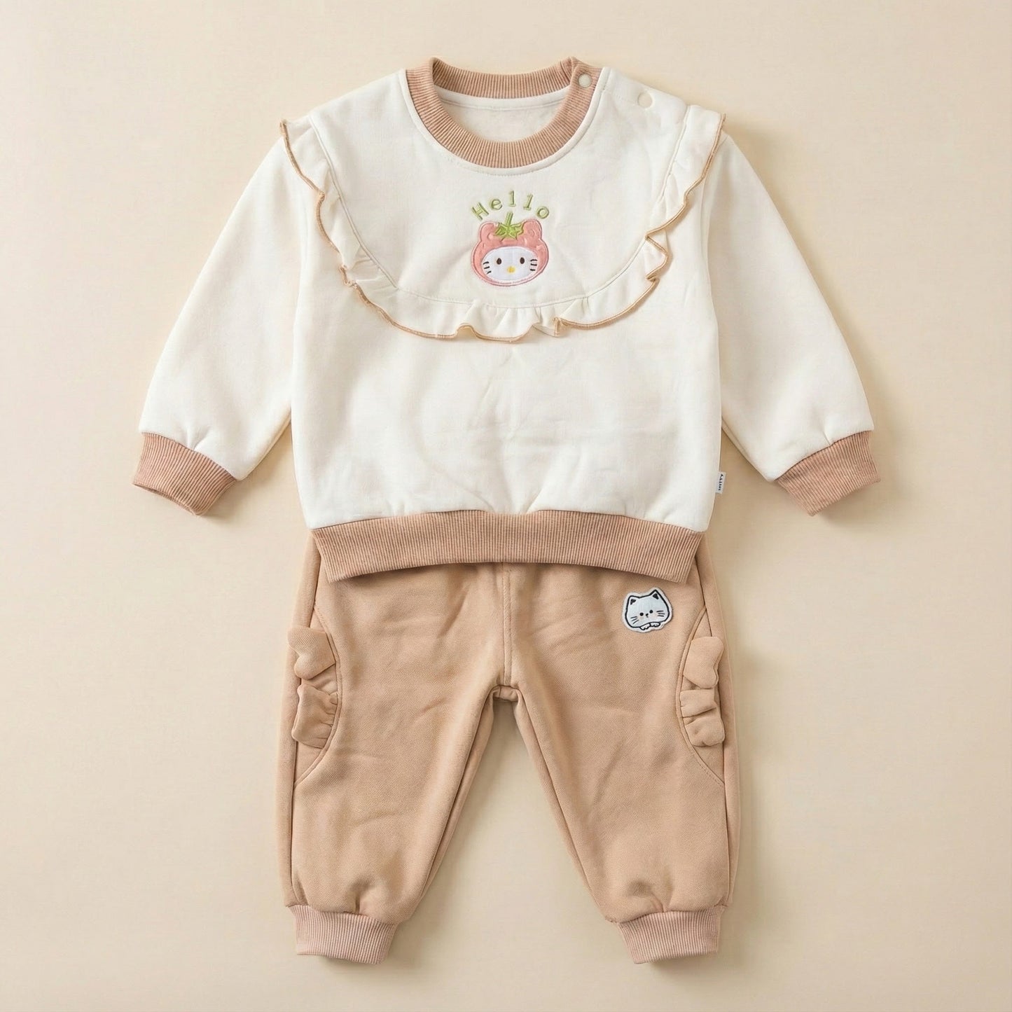 Premium Baby Suit - Adorable Kitty Design for 6 - 18 Months - Comfort Cubz