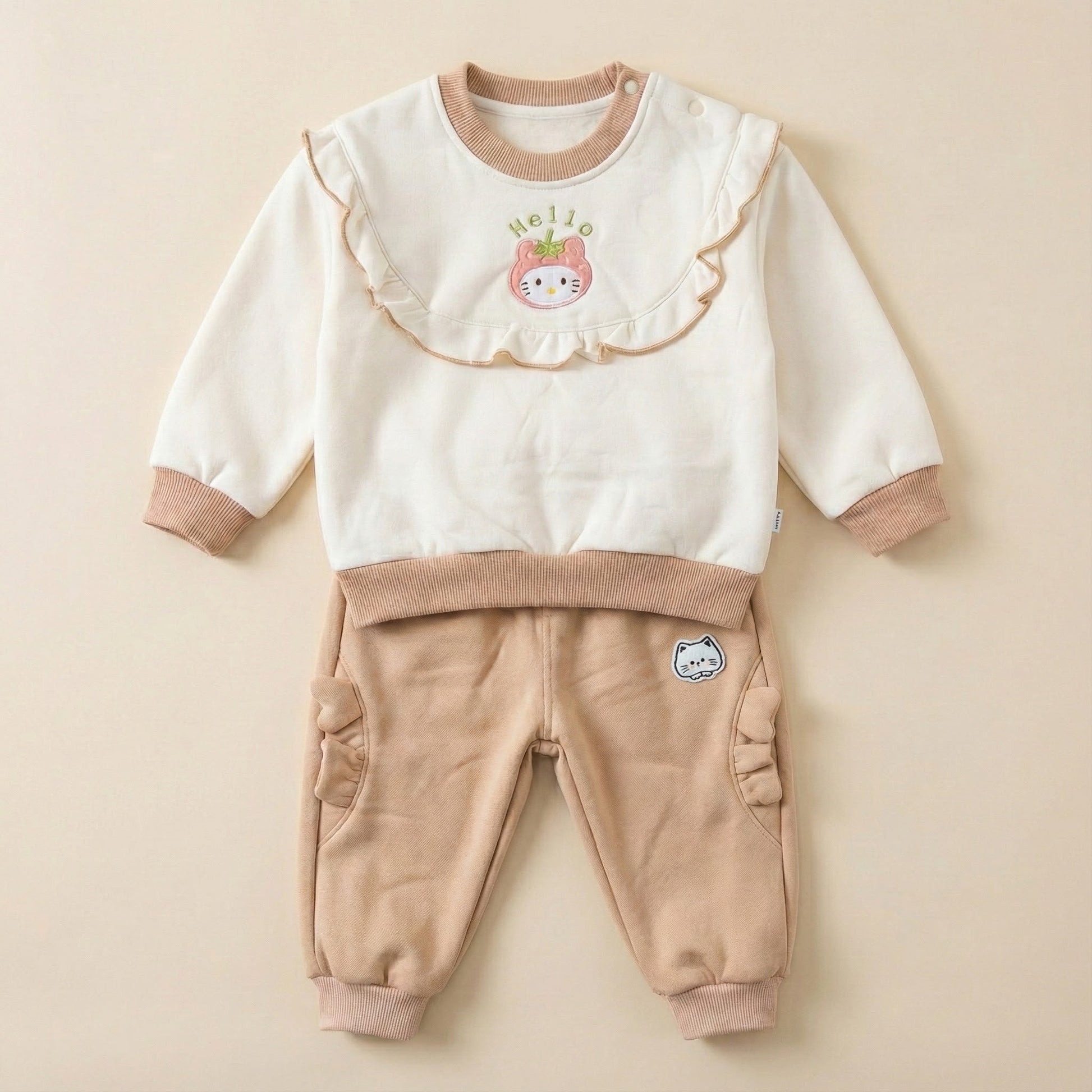 Premium Baby Suit - Adorable Kitty Design for 6 - 18 Months - Comfort Cubz