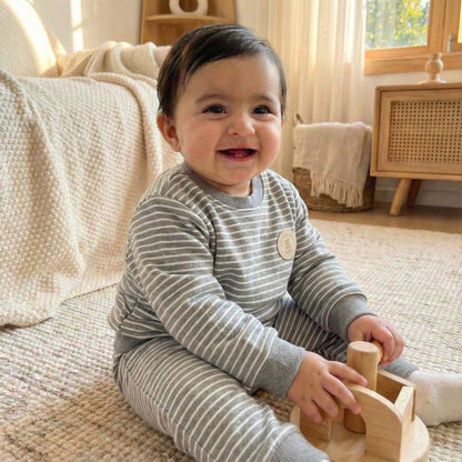 Premium Baby Suit - Striped Design for 6 - 18 Months - Comfort Cubz