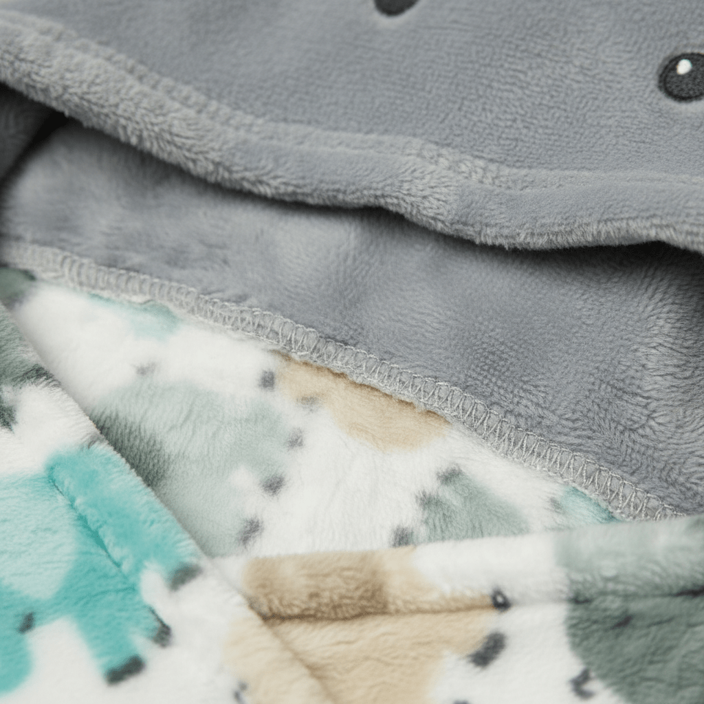 Premium Elephant Hooded Baby Shawl - Soft Blanket Wrap for Newborn & Infants - Comfort Cubz