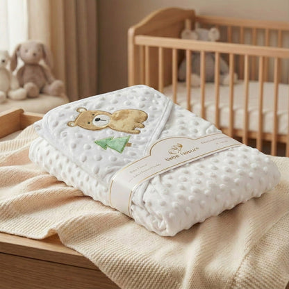 Premium Hooded Baby Shawl - Ultra Soft Bath Towel Blanket for Newborn & Infants - Comfort Cubz