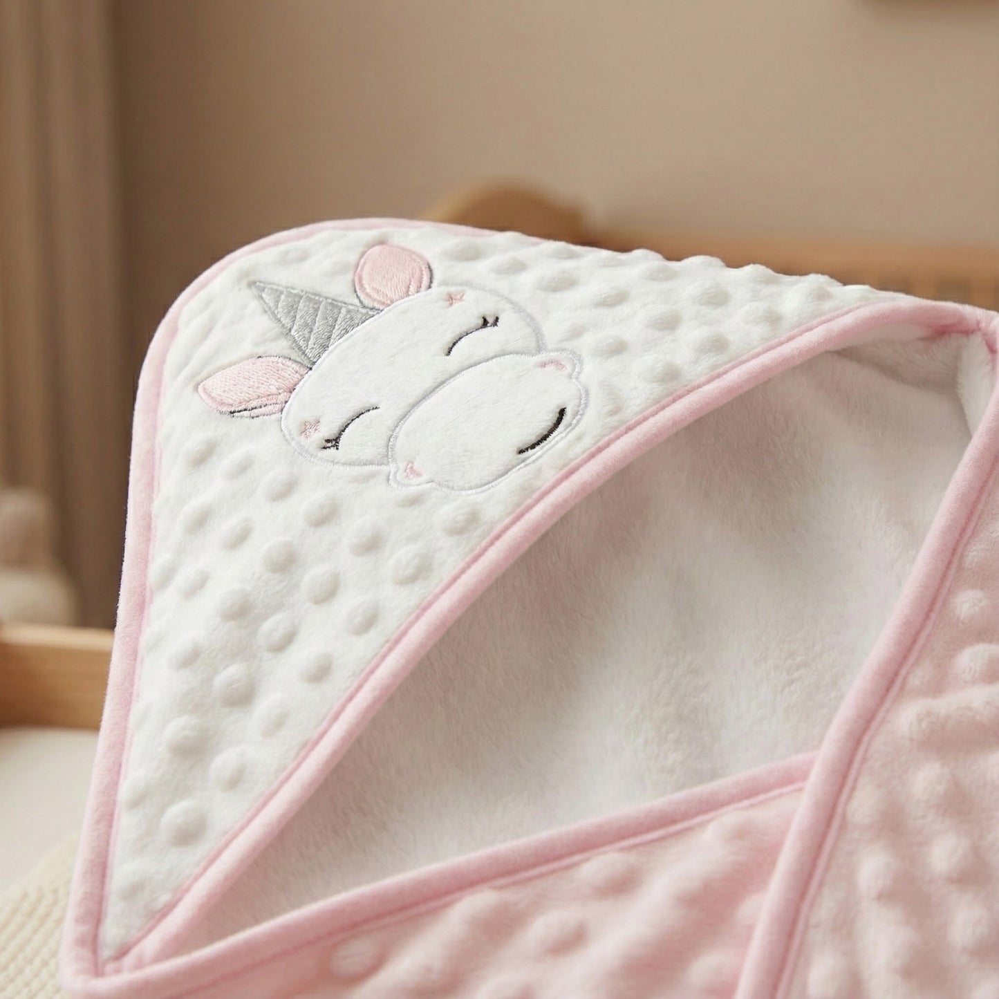 Premium Hooded Baby Shawl - Ultra Soft Bath Towel Blanket for Newborn & Infants - Comfort Cubz