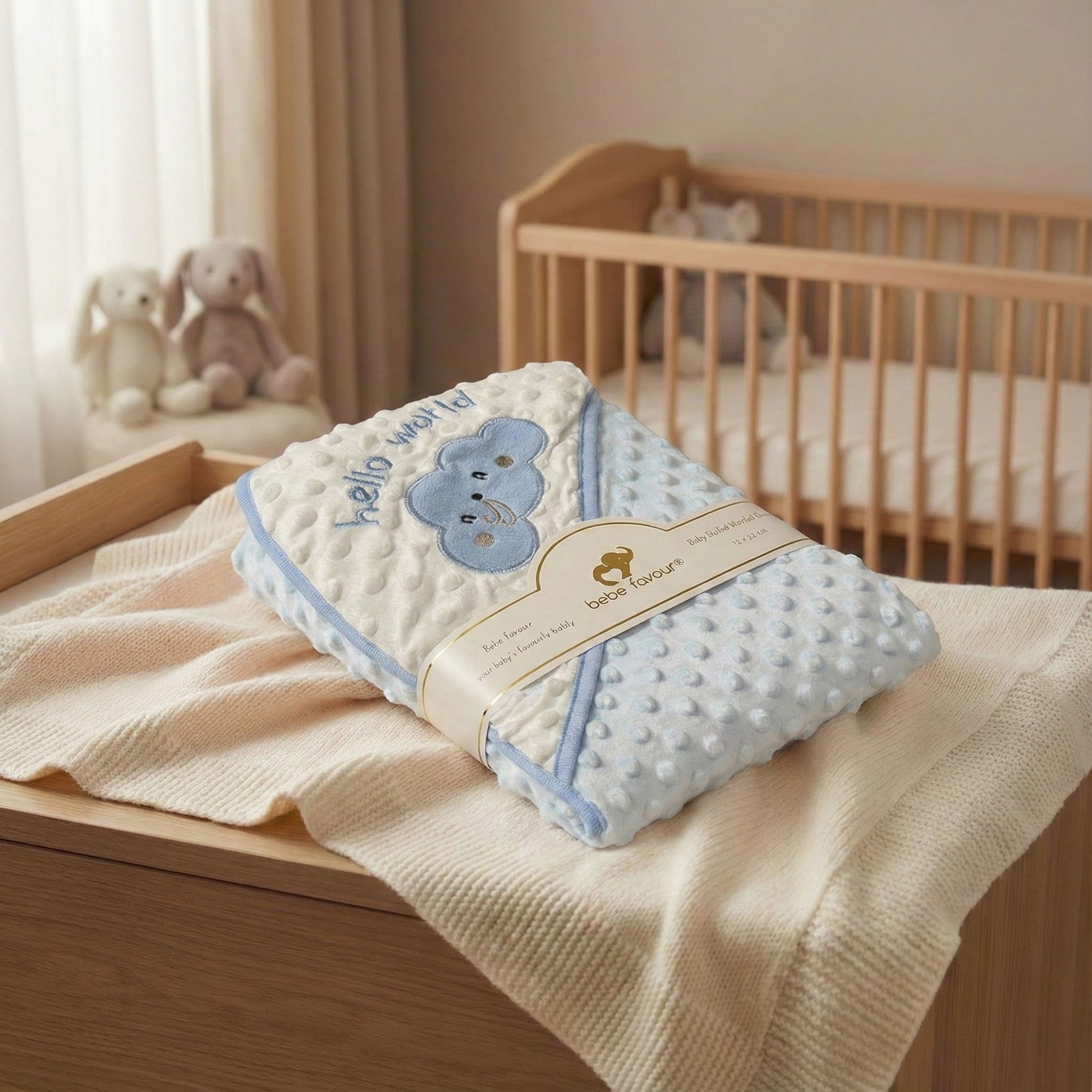 Premium Hooded Baby Shawl - Ultra Soft Bath Towel Blanket for Newborn & Infants - Comfort Cubz