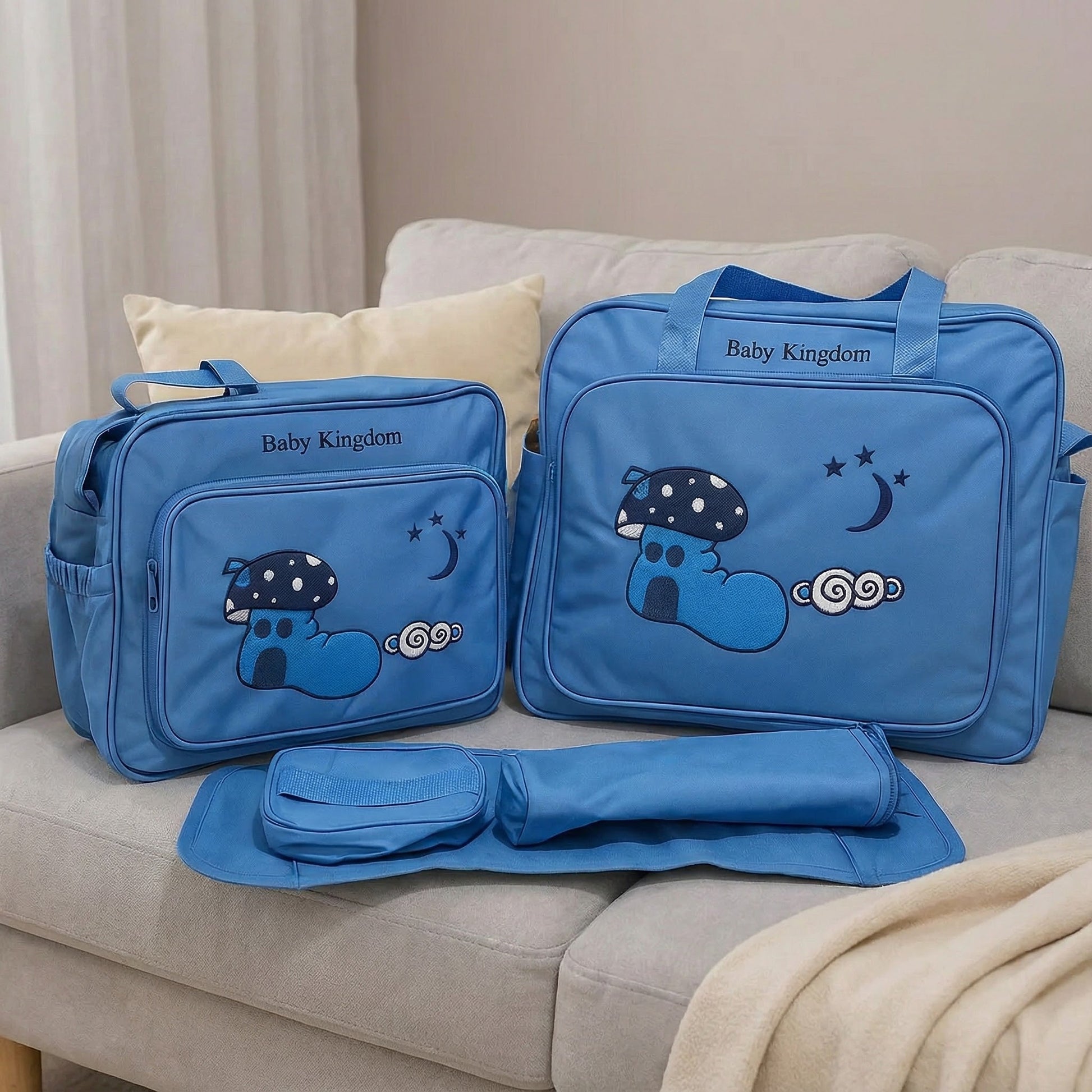 Premium Multi - Compartment Baby Diaper Bag - Organized Travel Essentials - Comfort Cubz