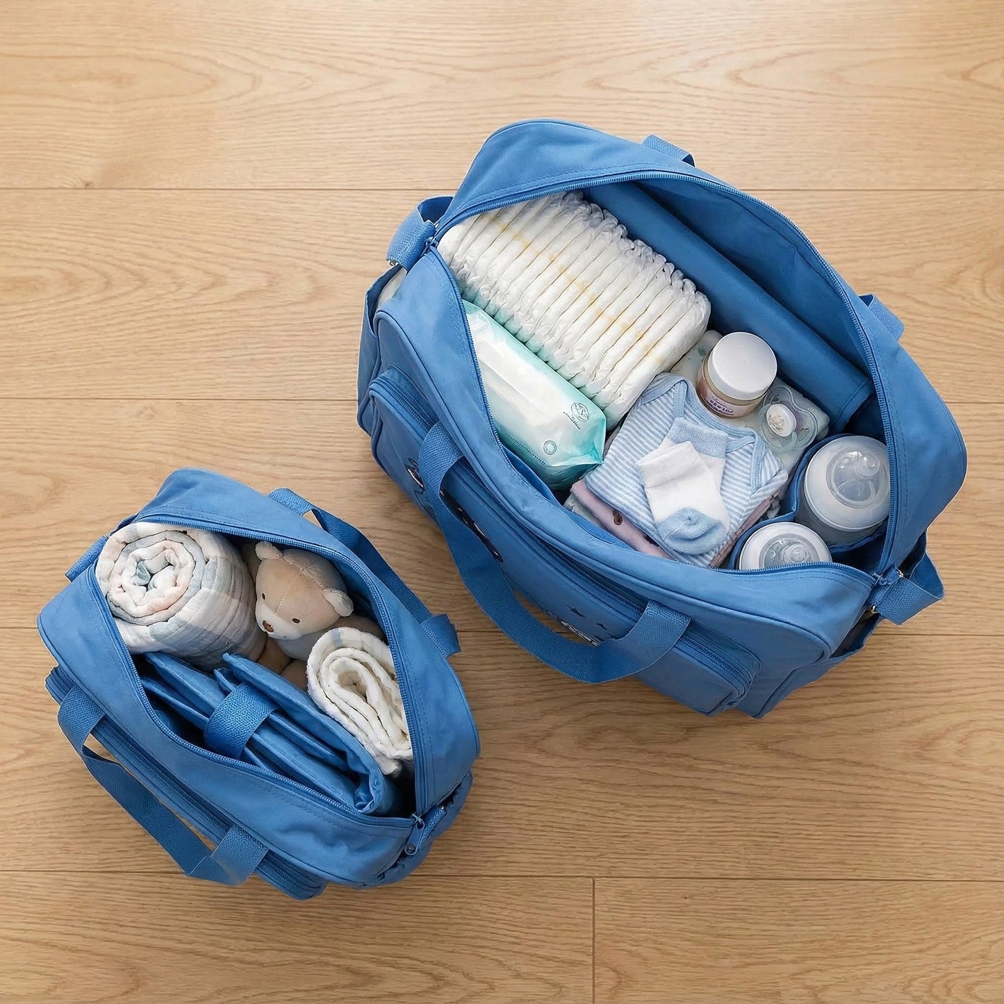 Premium Multi - Compartment Baby Diaper Bag - Organized Travel Essentials - Comfort Cubz