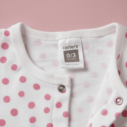 Premium Newborn First Wear Set - Dotted Design 2 - Piece Outfit 0 - 3 Months - Comfort Cubz