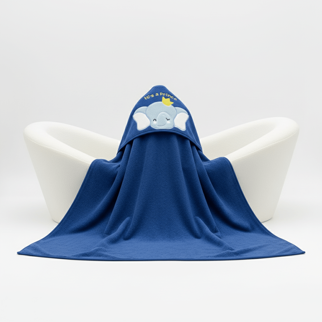 Soft Baby Bath Towel with Hood - Ultra Absorbent & Gentle for Newborn Skin - Comfort Cubz