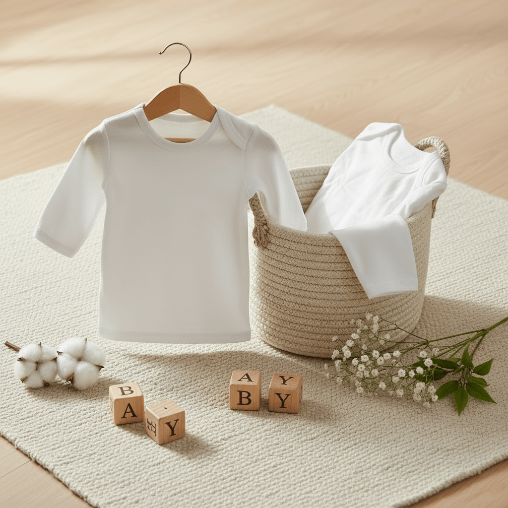 Soft Baby White Shirt - Pure Cotton Top for Newborns & Infants - Comfort Cubz