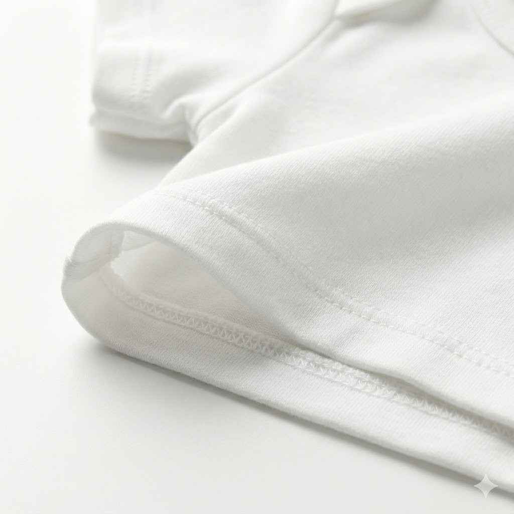 Soft Baby White Shirt - Pure Cotton Top for Newborns & Infants