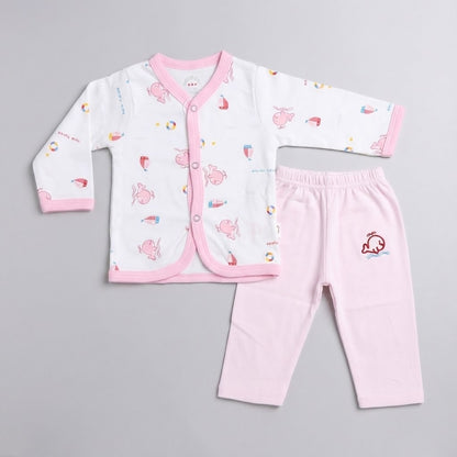 Newborn Summer Suit - Lightweight Cotton | 0-6 Months
