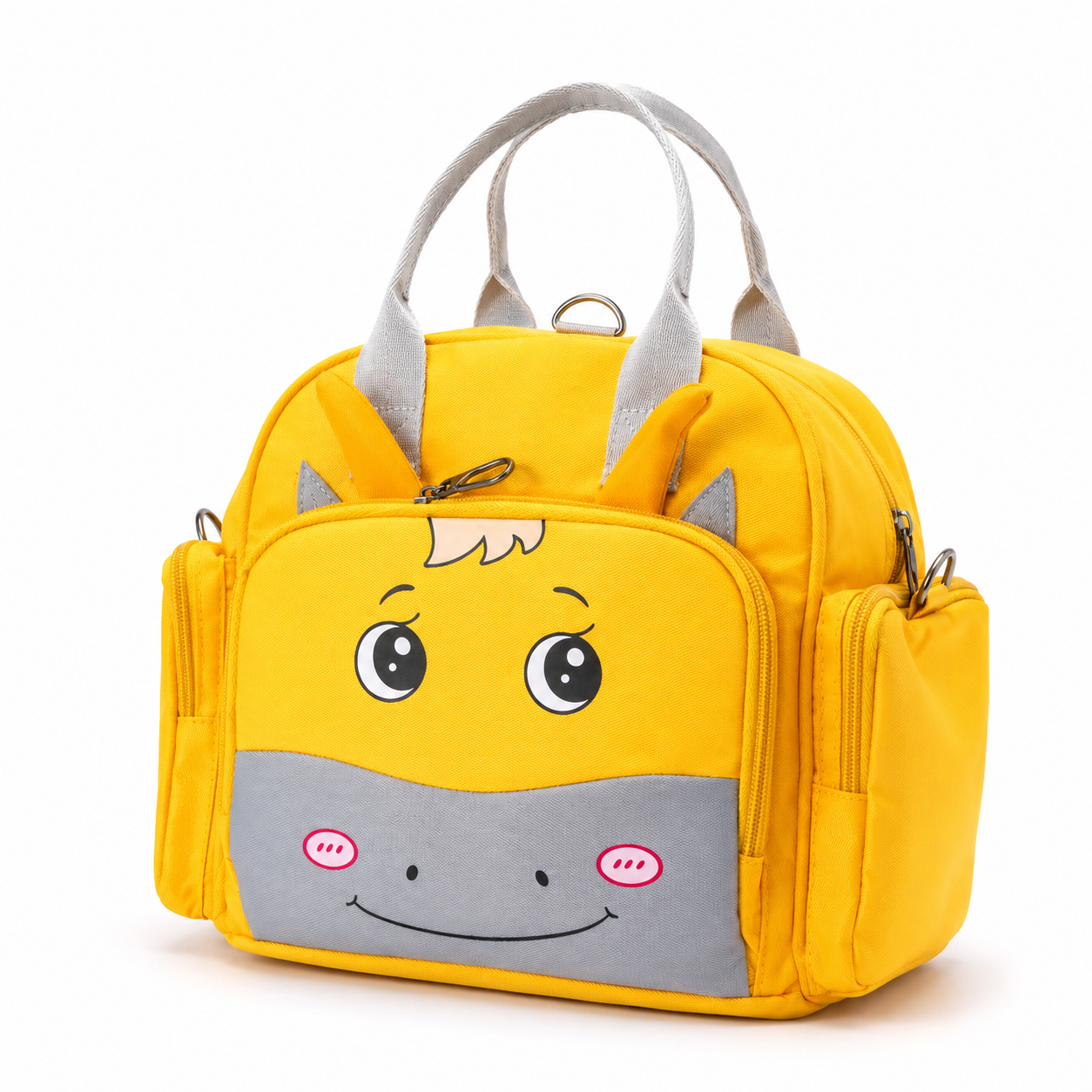 Yellow cartoon carry bag product photo