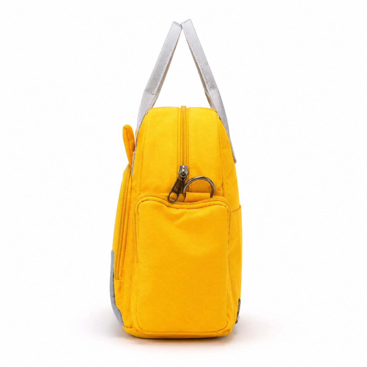 Yellow cartoon carry bag side product photo